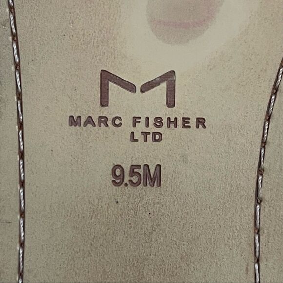 Marc Fisher Size 9.5 Slide Mules Weaved Black - Picture 13 of 13